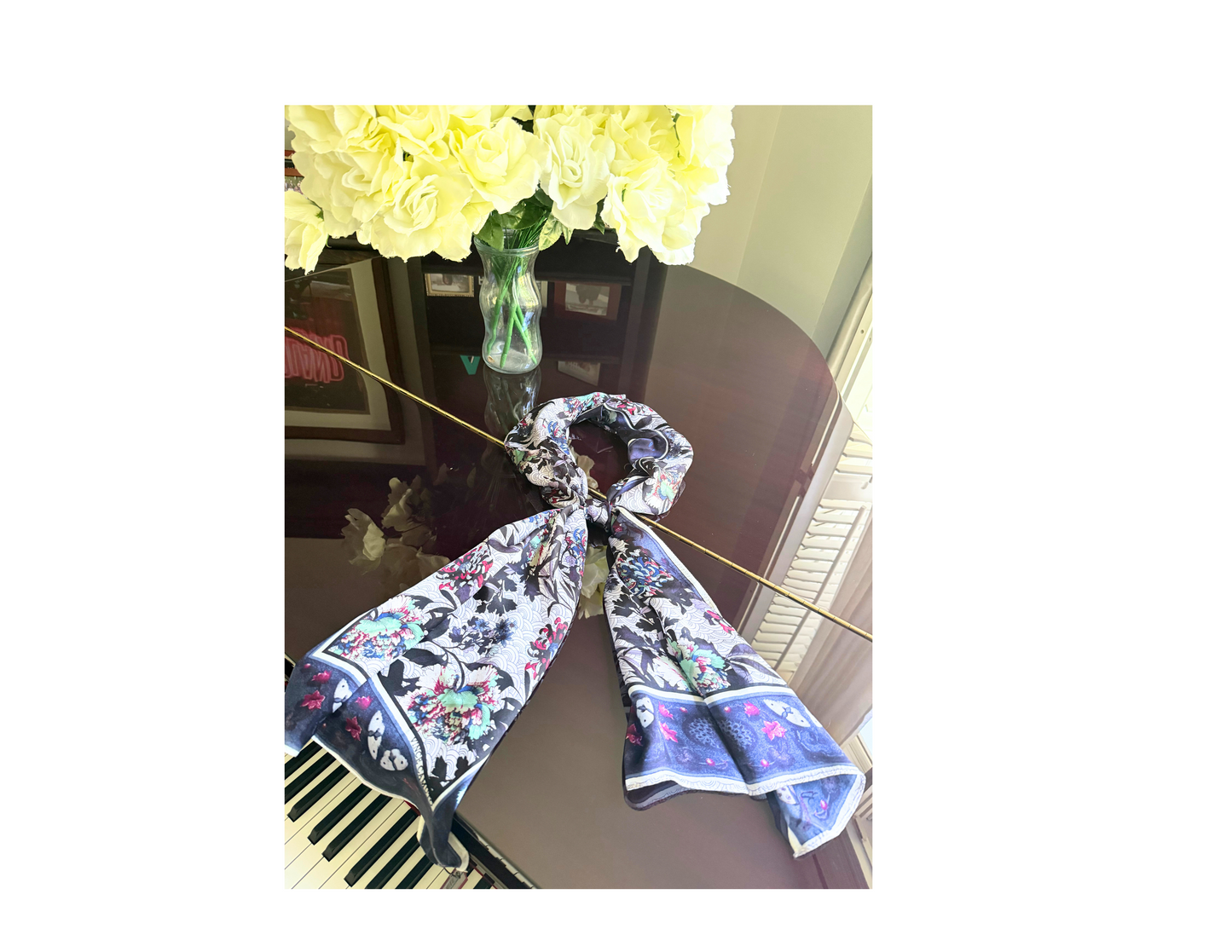 Ms. Jazmin 100% Silk Scarf