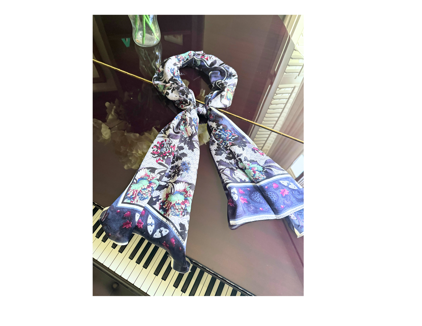 Ms. Jazmin 100% Silk Scarf