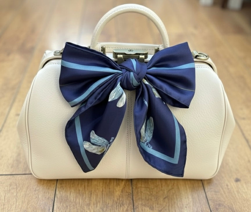 Regal Dragonfly  100% Silk Headwrap / Scarf