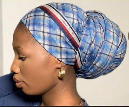 Yacht Club Prep 100% Silk Headwrap / Scarf