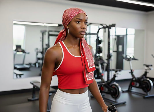 Winterberry Blossom  100% Silk Headwrap / Scarf