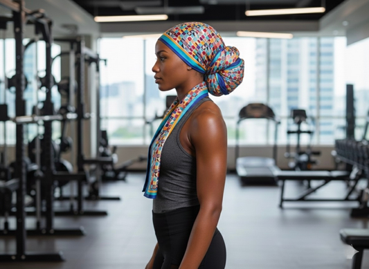 Parisian Getaway  100% Silk Headwrap / Scarf